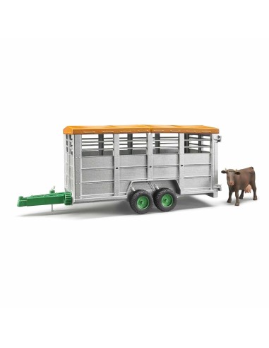 02029 Gyvulių gabenimo priekaba su karve